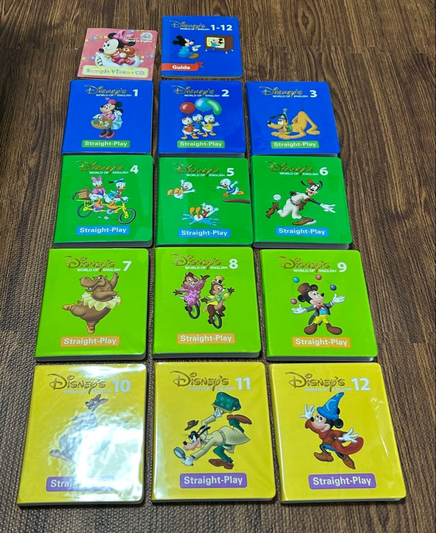 【美品・完品】ディズニー英語 English DVD 24枚セット World of English ディズニー英語システム Stepフルセット - メルカリ