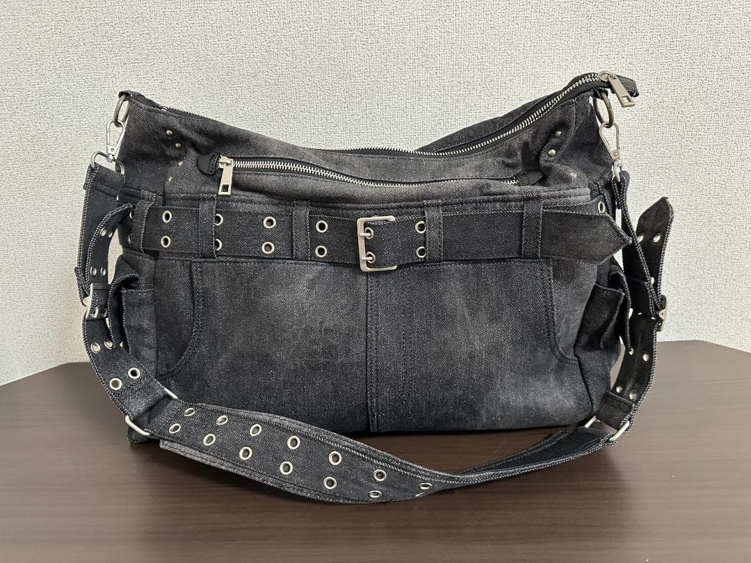 パ*ト様 【GRANCY】グランシー デニムバッグ ショルダーバッグ【初期版デザ GRANCY（グランシー）の「【GRANCY】DenimpantsStyle ShoulderBag
