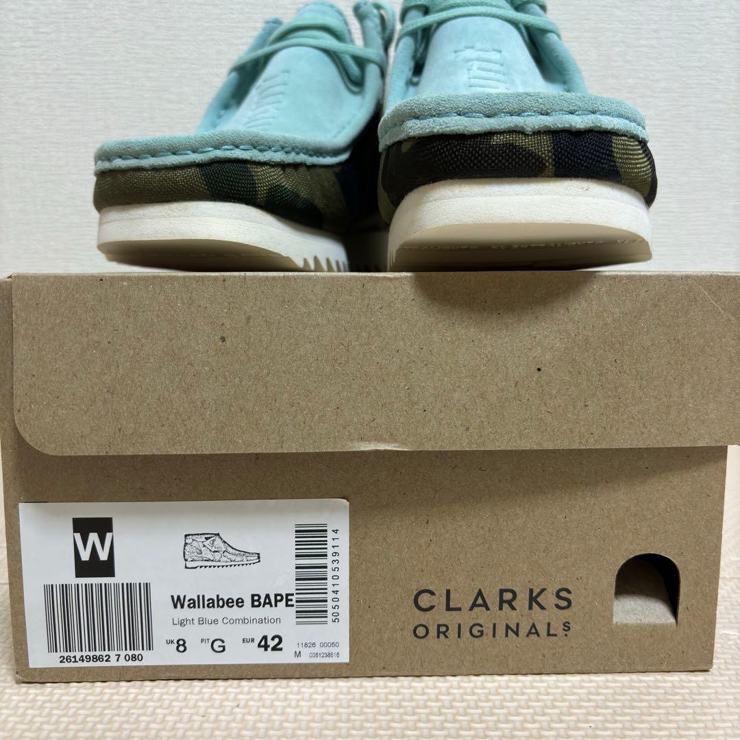 CLARKS×BAPE WALLABEE BOOTS 27.0cm