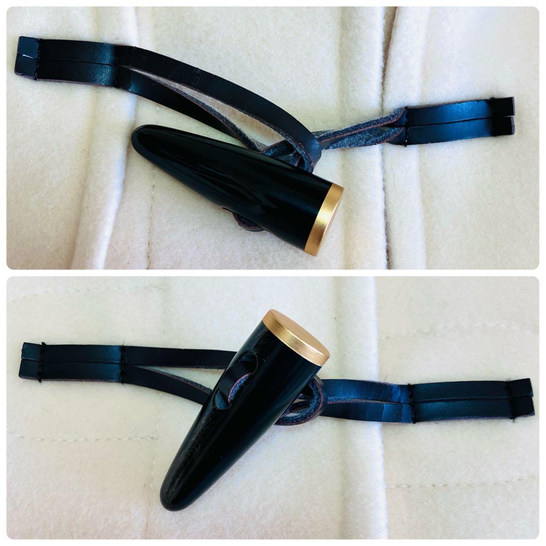 極美品 組曲 ダッフルコート カシミヤ ホワイト 榮倉奈々着用 XL