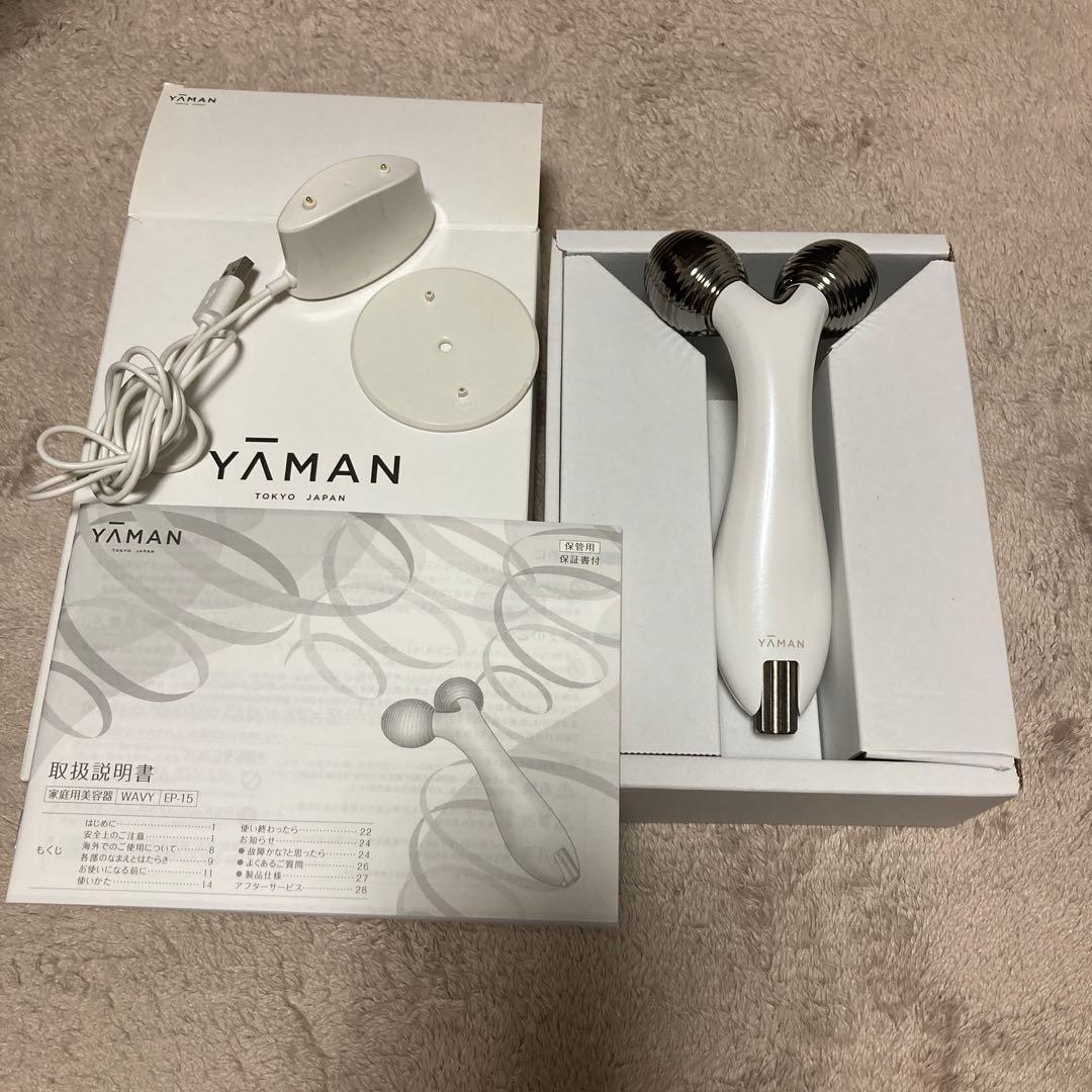 美品ヤーマン YAMAN WAVYmini EP-16W 美顔ローラー美顔器 WAVY mini (ウェイビー ミニ)| YA-MAN TOKYO JAPAN | ヤーマン株式会社
