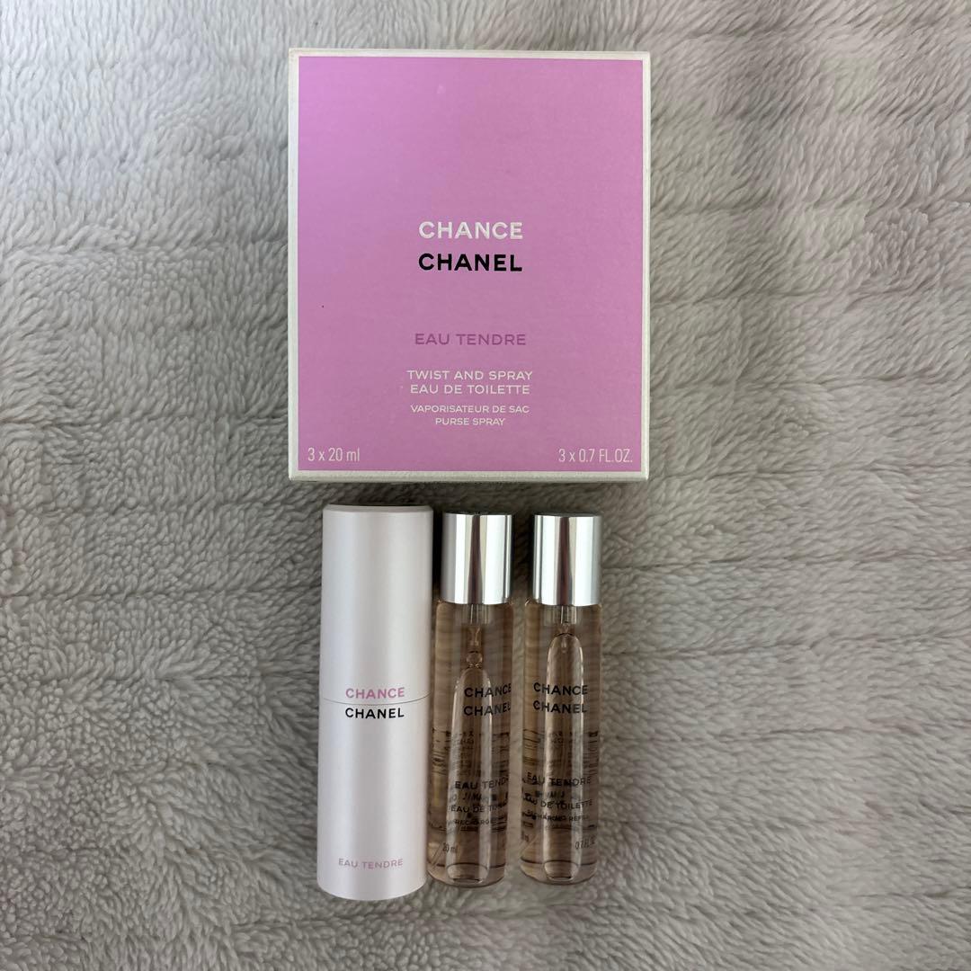 CHANEL CHANCE Eau Tendre 3本セット チャンス オー タンドゥル ツィスト&スプレイ（オードゥ トワレット