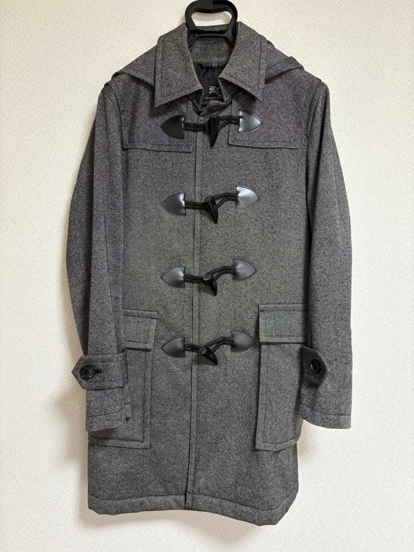 Burberry Black Label グレー ダッフルコート バーバリーブラックレーベルのダッフルコート人気ランキング！
