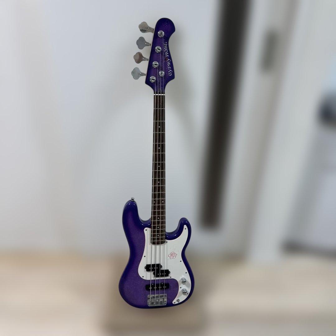 Gypsy Rose エレキベース パープル - メルカリ