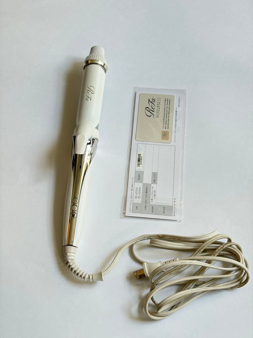 ReFa CURL IRON PRO 32mm ホワイト美品 リファ2022年製 10％OFF 】 32mm/白 ReFa CURL IRON PRO リファカールアイロン プロ