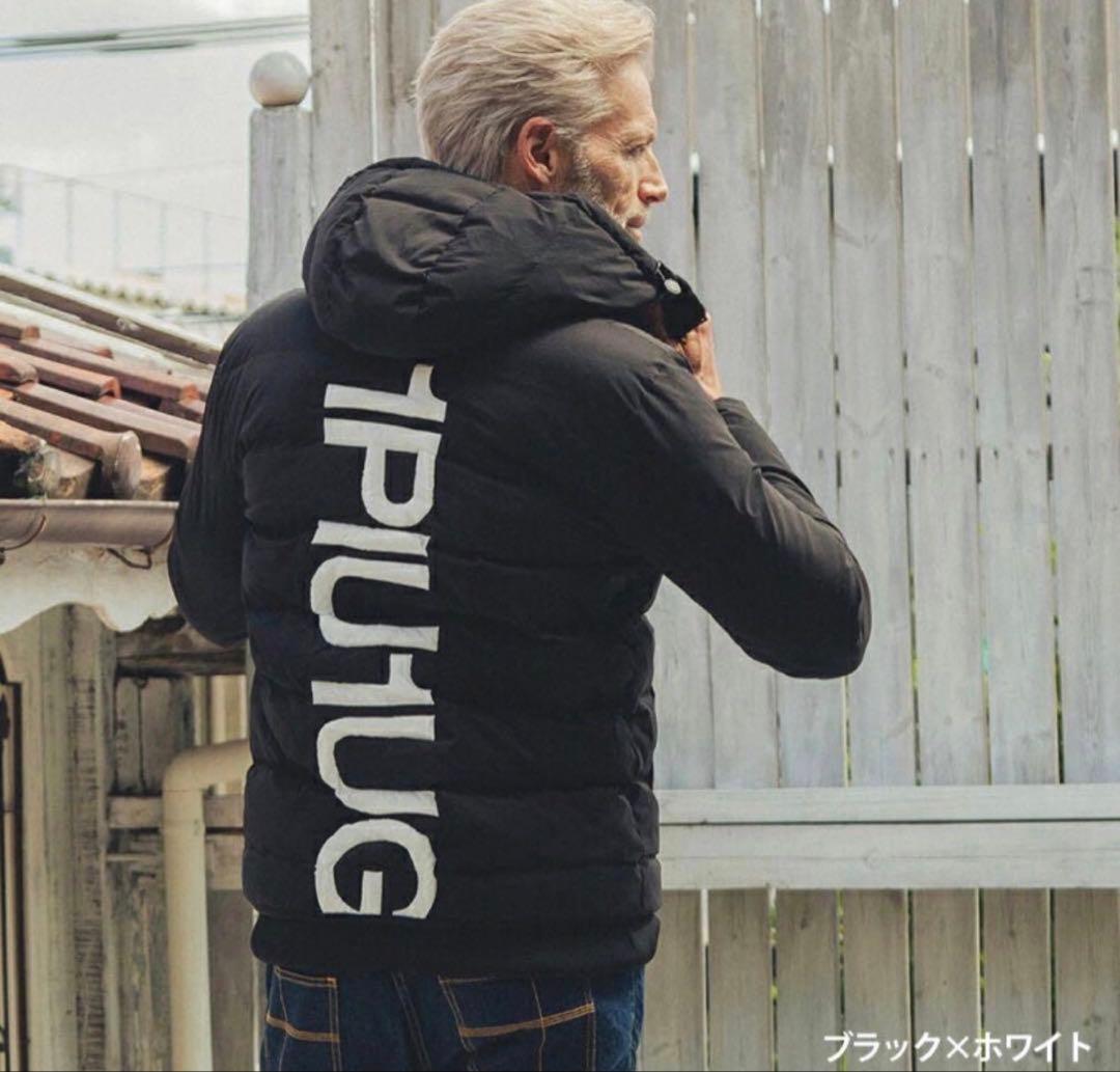 1PIU1UGUALE3 RELAX ウノピゥウ バックロゴダウンジャケット ウノ ピゥ ウノ ウグァーレ トレ リラックス 1PIU1UGUALE3 RELAX