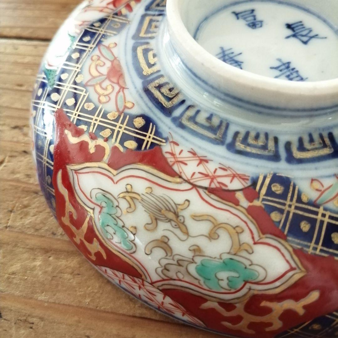 古伊万里 色絵 兎と龍 蓋茶碗 3客 - メルカリ