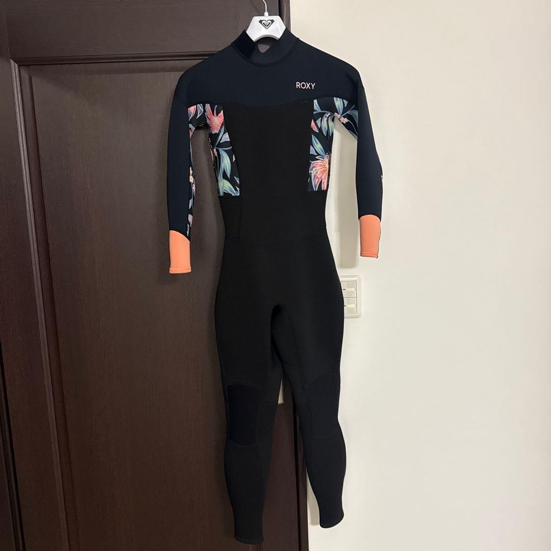 ROXY フラワーパターン フルスーツ ROXY（ロキシー） 25 ROXY フルスーツ ウエットスーツ スラント