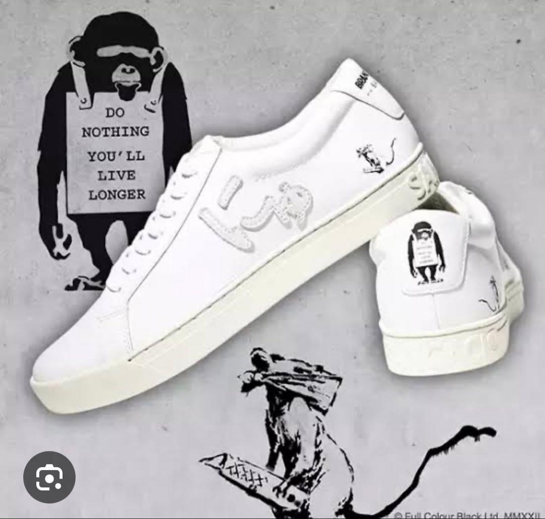 限定コラボスニーカー にゅ～ずSG8 『Brandalised』　レア にゅ～ず『PURE WHITE』BRANDALISED_先行抽選 公式ライセンスブランド