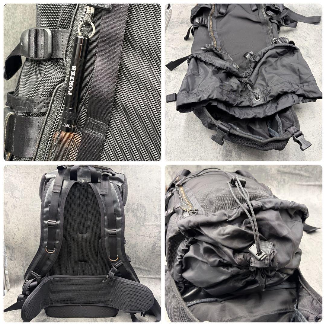 希少 ポーター ヒート マウンテンバックパック リュック ナイロン 黒