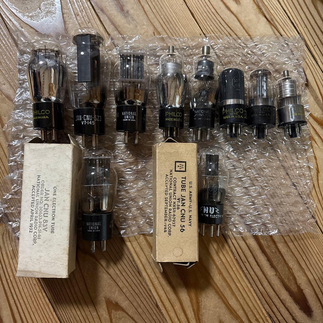 真空管セット　アメリカ製　10本セット Blackstar、6L6パワー管のニュアンスが自宅で楽しめる10Wの真空管