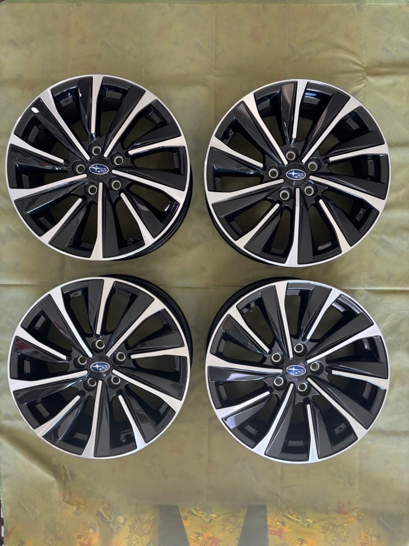VNレヴォーグSTIスポーツR スバル純正 18インチ ホイール 4個セット SUBARU（スバル） 【レヴォーグ・VN】18インチ アルミホイール（切削