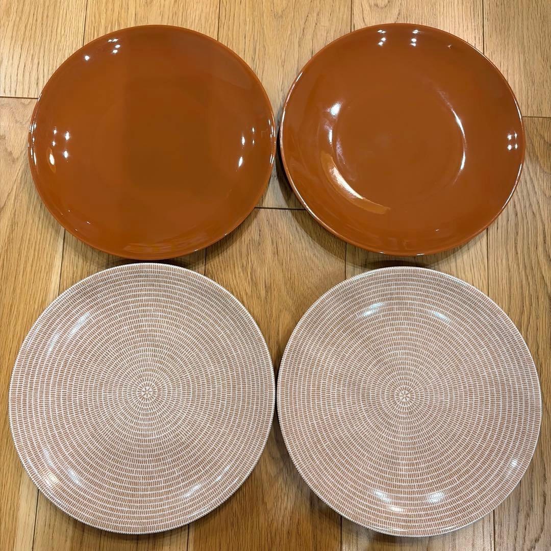 アラビア　プレート　4枚セット ブラウン ベージュ 楽天市場】アラビア 4枚セット（キッチン用品・食器・調理器具）の通販
