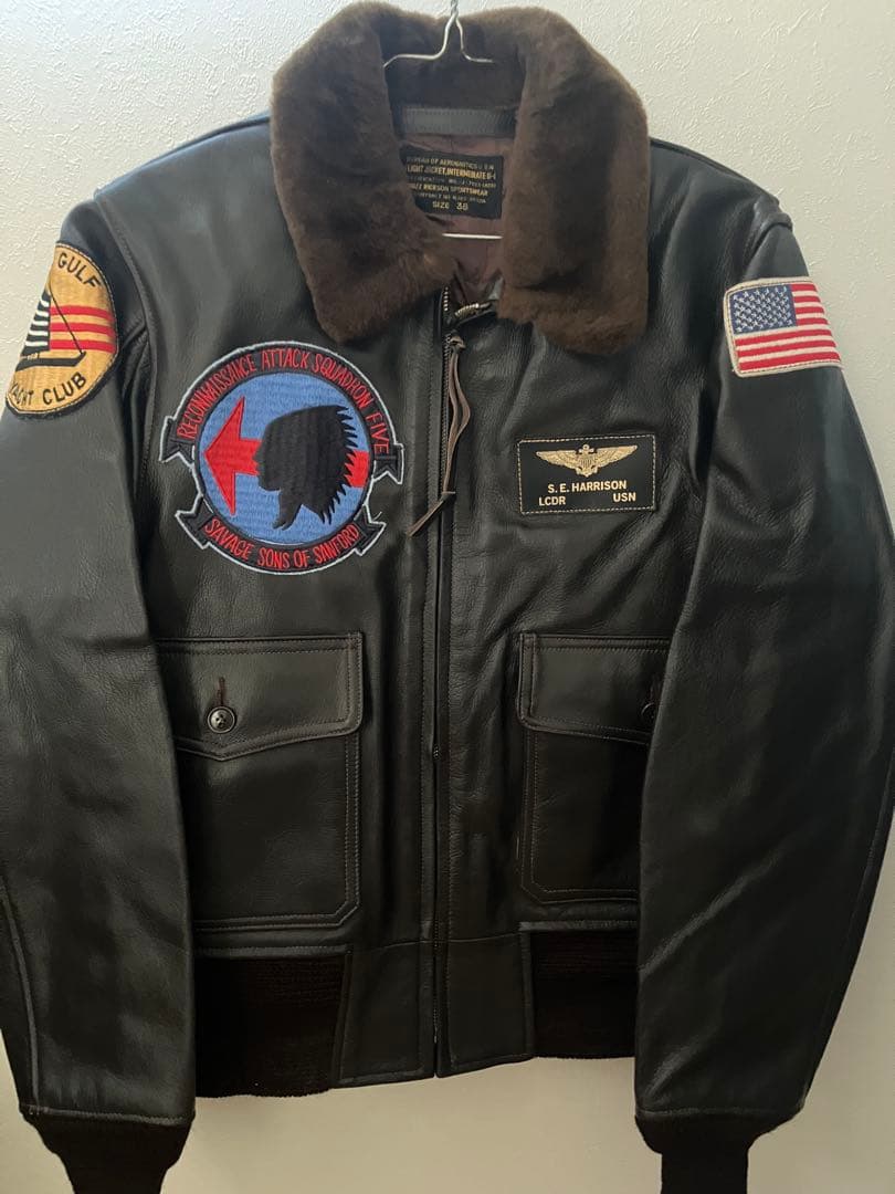 バズリクソンズ G-1 フライトジャケット カスタム ミリタリー usnavy 楽天市場】☆クーポン事前配布!スーパーSALE☆ バズリクソンズ レザー