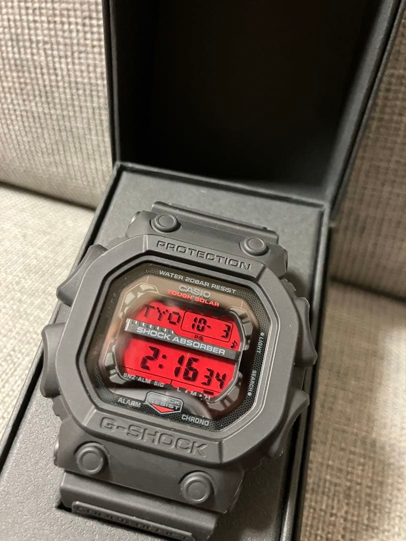 CASIO G-SHOCK GX-56BBR-1JFタッチソーラー ブラック G-SHOCK Gショック 電波ソーラー 腕時計 メンズ 黒 ブラック GXW-56BB