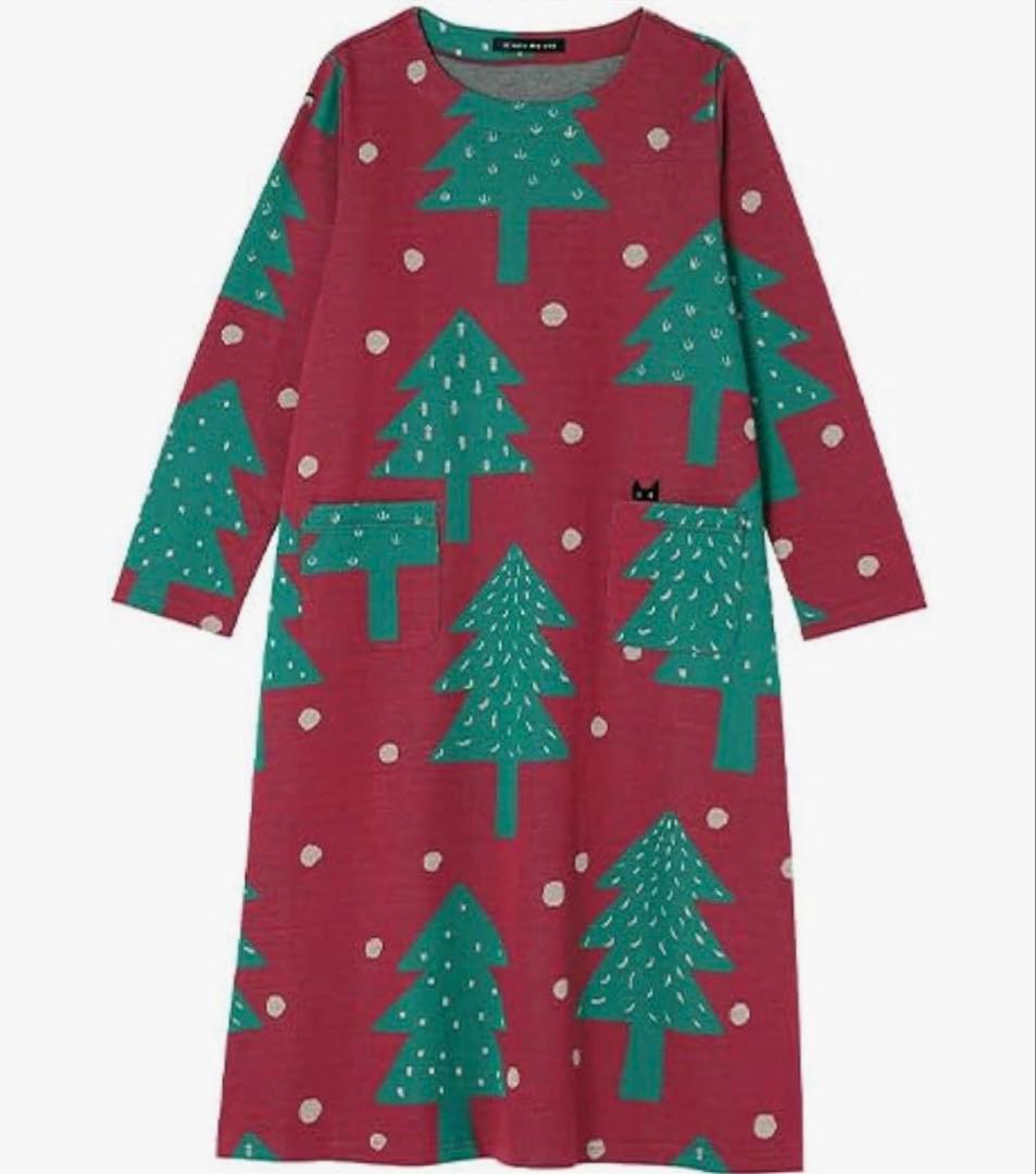 新品　ワコール　マタノアツコ　あったか ルームウェア ワンピース　M ワコール マタノアツコ ワンピース ルームウェア パジャマ マルチ