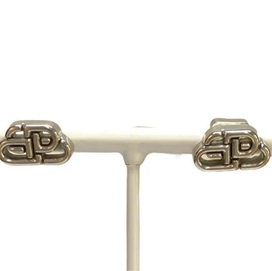 BALENCIAGA ピアス 両耳用 BBロゴ シルバー BALENCIAGA - バレンシアガ/BALENCIAGA ピアス メンズ BB ICON