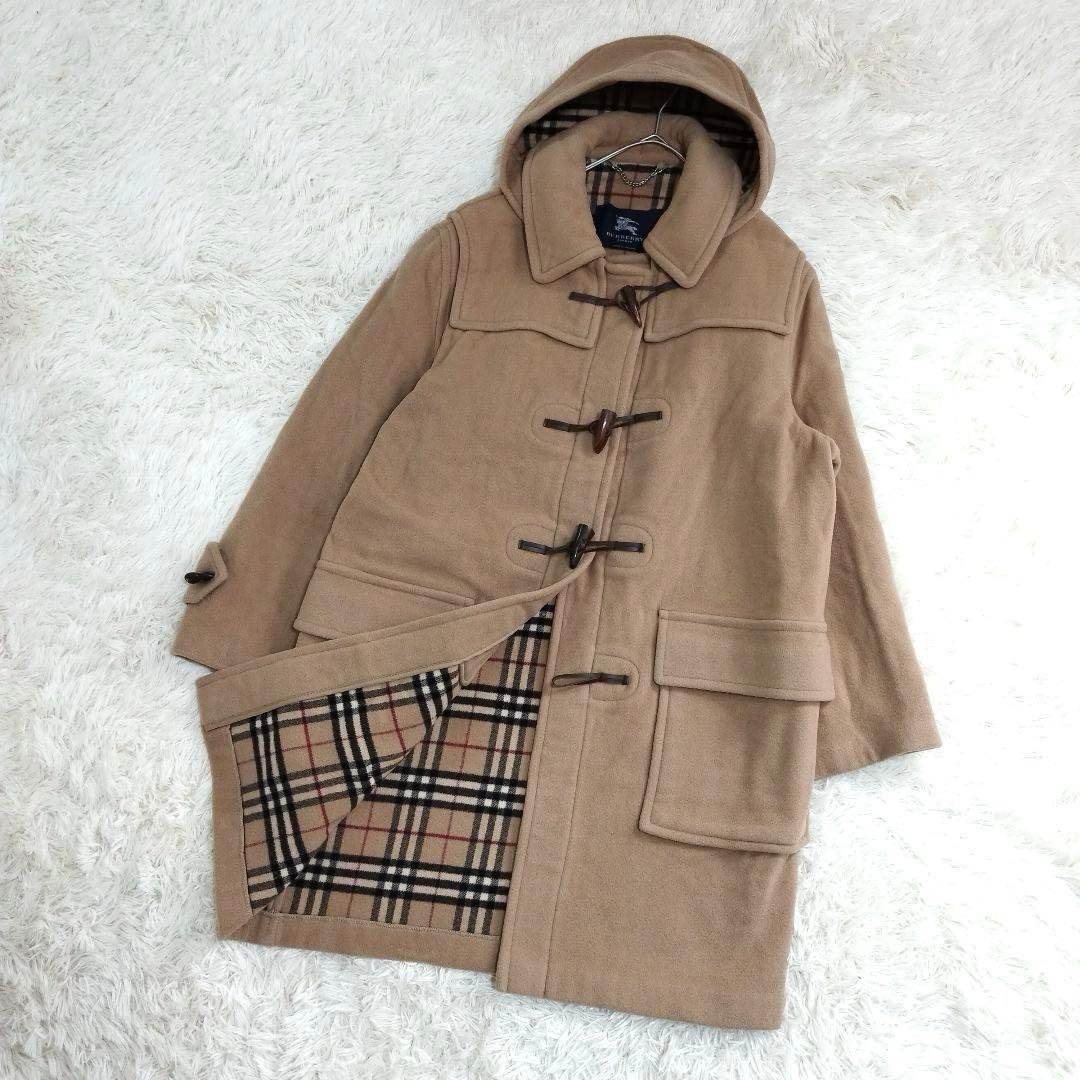 20128✨️バーバリーロンドン 46 ノバチェック ウール ダッフルコート