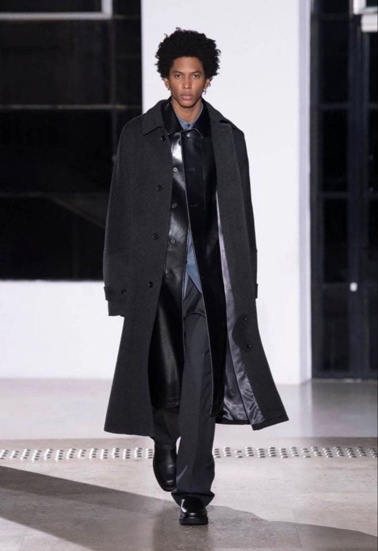 ジャケット・アウター AURALEE 20aw WOOL CASHMERE LAMINATECOAT Auralee Wool Cashmere Laminate Coat Ivory Top Gray – Neighbour