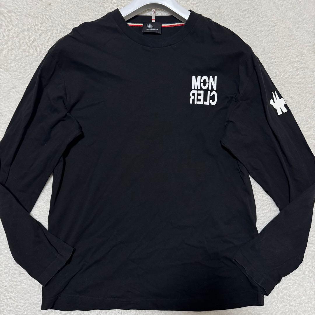 人気Lサイズ】モンクレール☆ワンポイントロゴ入りロンT 入手困難 長袖