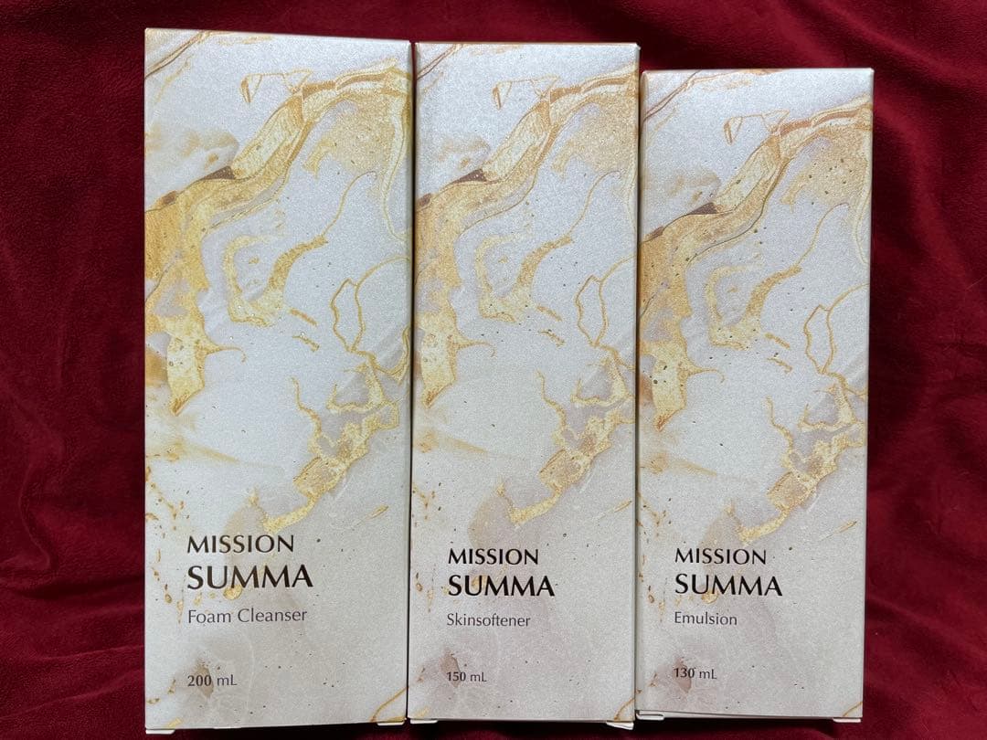 MISSION SUMMA 3点セットミッションスムマ新品未開封　洗顔化粧水乳液 19093-73-