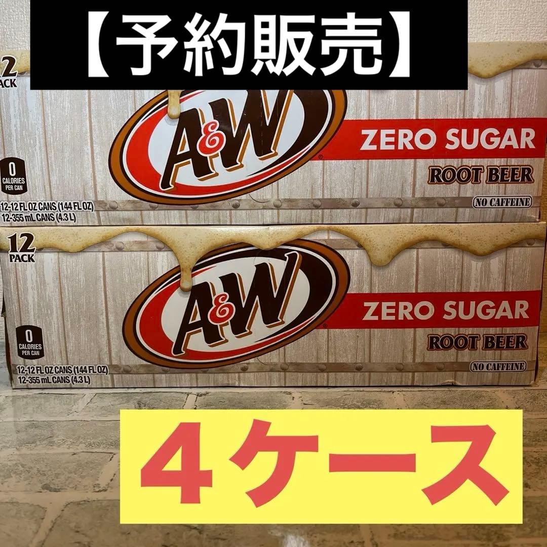 A&W ゼロシュガー ルートビール 12缶✖︎４ケース 楽天市場】ルートビア a&wの通販