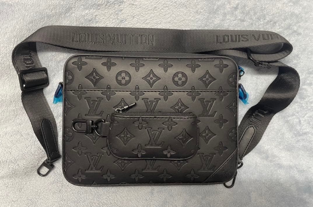 LOUISVUITTONディオメッセンジャーブラック M69827 デュオ・メッセンジャー ルイヴィトン LOUIS VUITTON モノグラム