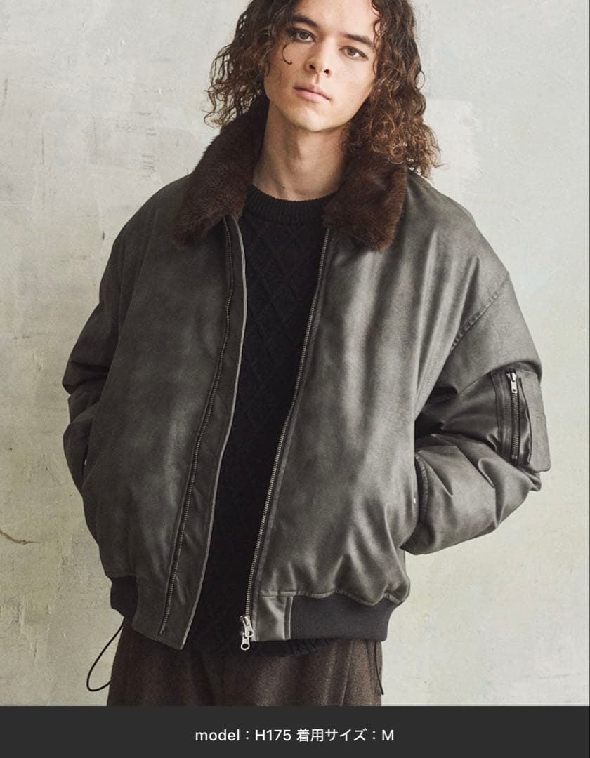 【完売品！！】MA-1 bomber jacket/MA-1ボンバージャケット ASTRONOMY ma1 ma-1 ヴィンテージ加工ビッグMA-1ボンバージャケット