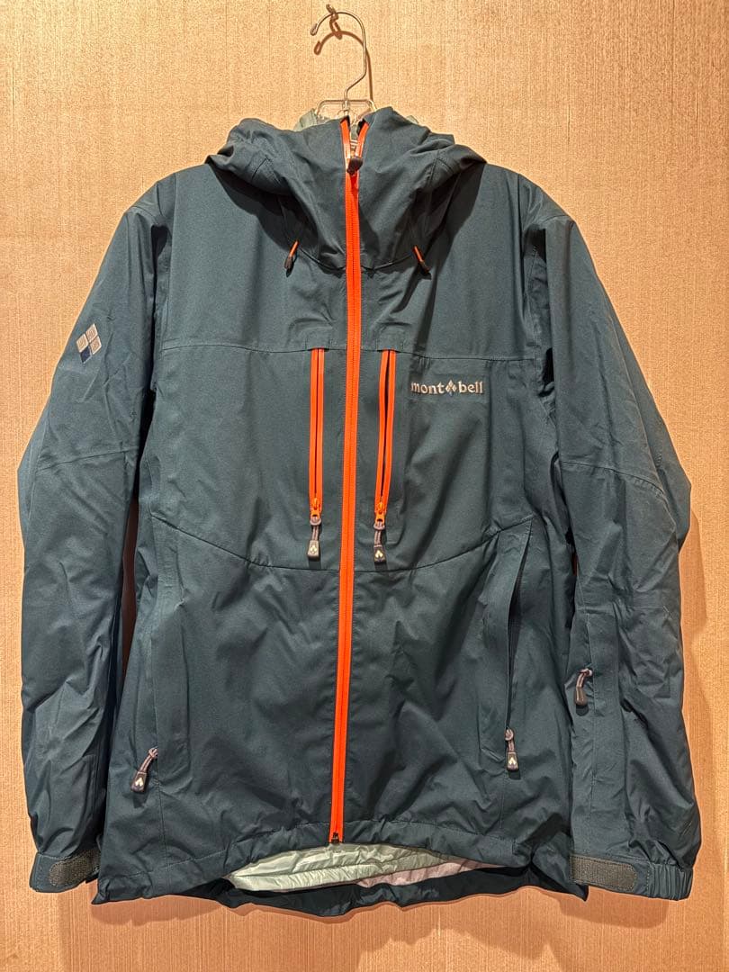 モンベル mont-bell 3in1フォールラインパーカ S ダークグリーン
