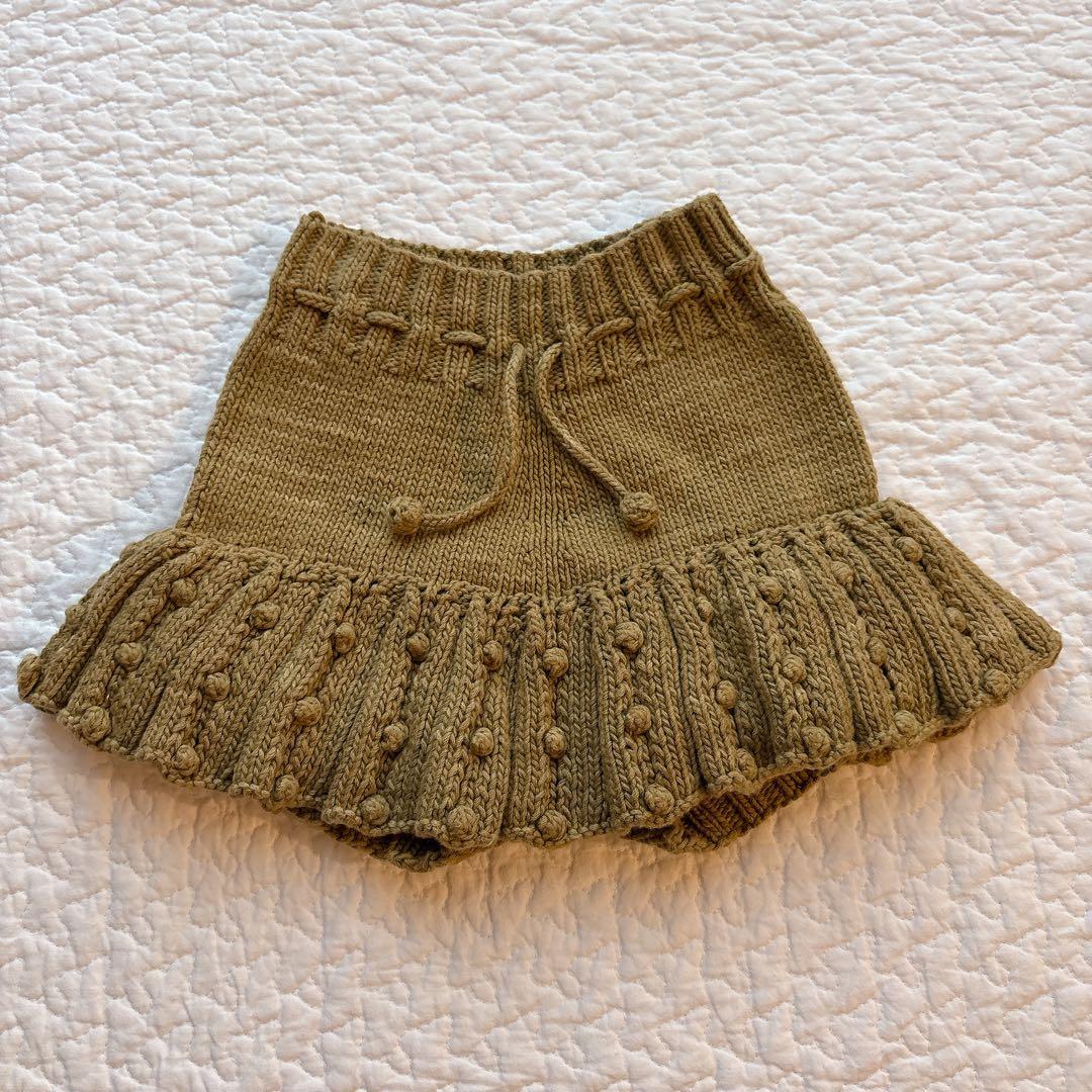 スカート misha&puff Popcorn Skating Skirt 5y Misha & Puff Cable Skating Pond Kid's Skirt Iris Confetti | BIEN BIEN