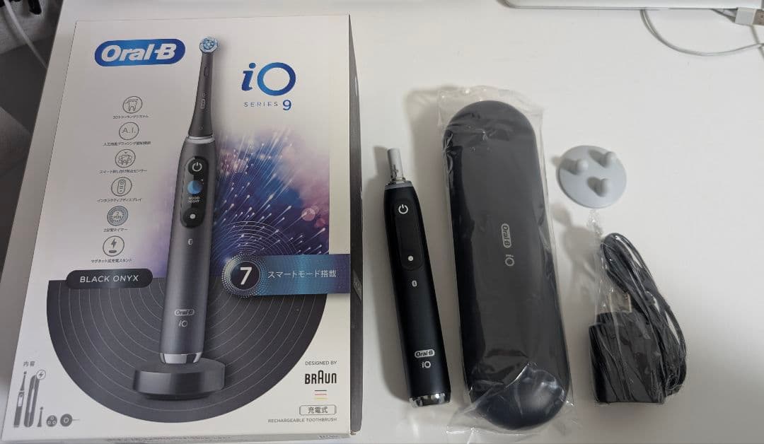 は*ち様 ブラウンOral-B オーラルB iO9 電動歯ブラシ本体 電動歯ブラシ ブラウンオーラルB 公式 | iO9 （ブラックオニキス / 黒