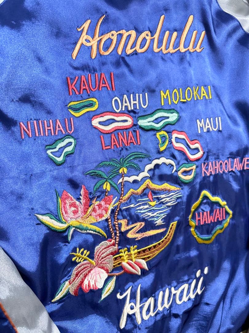 2面用 テーラー東洋 Hawaii 虎 日本限定版 スカジャン vintage - メルカリ