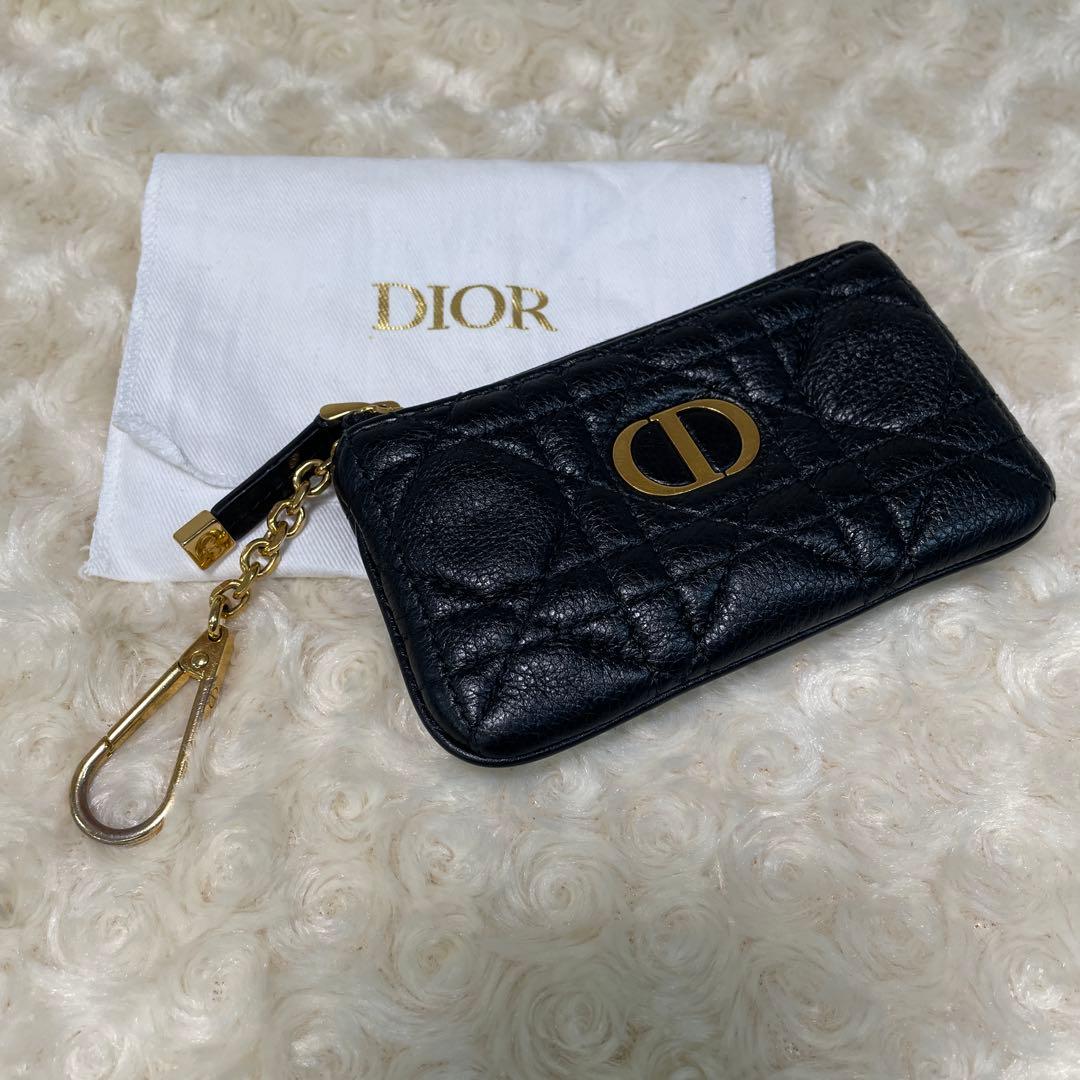 Diorディオール Caro Myrte ジップ キーケース 大人気【Dior】《Dior Caro Myrte》オブリーク ジップキーケース (Dior