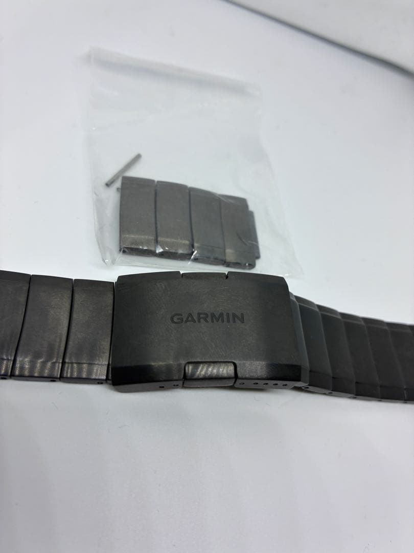 美品・フルコマ】GARMIN 純正 QuickFit 22mm チタンベルト - メルカリ
