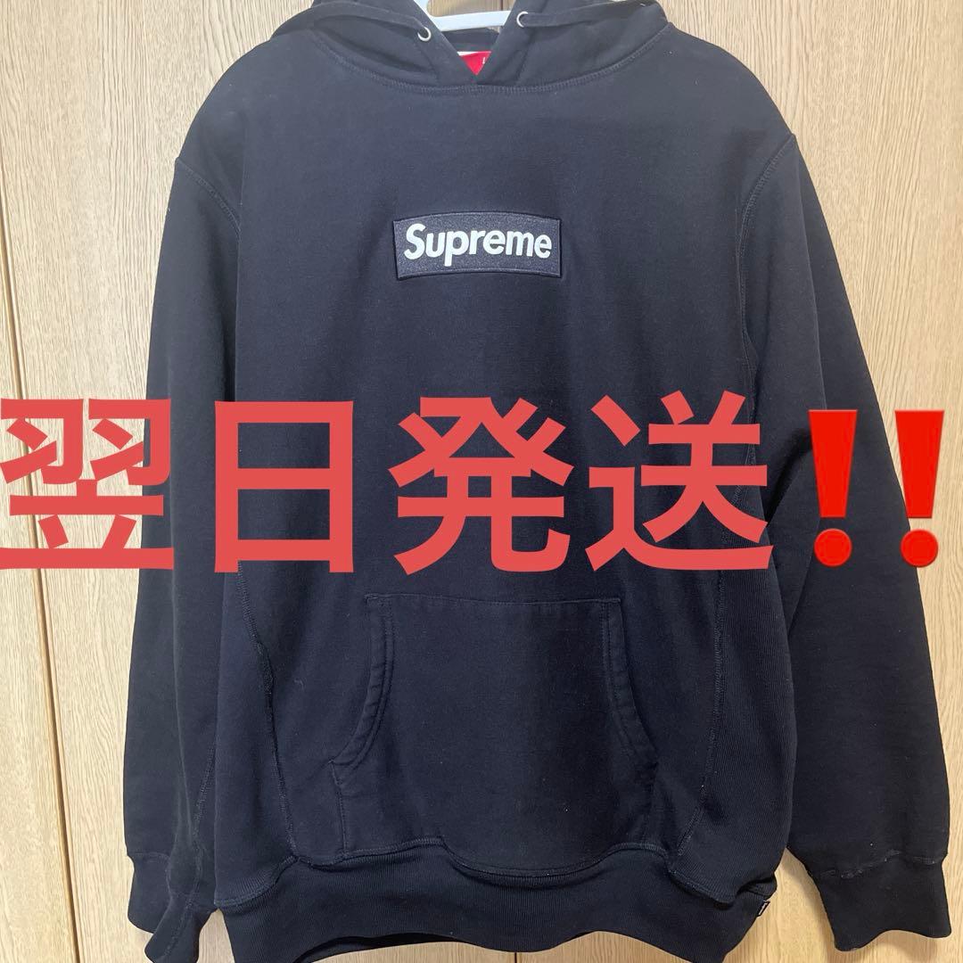 Supreme BOX LOGO 黒 サイズL パーカー　ボックスロゴ Supmani | ☆Supreme ボックスロゴパーカー(Boxlogo Sweatshirt) 身長