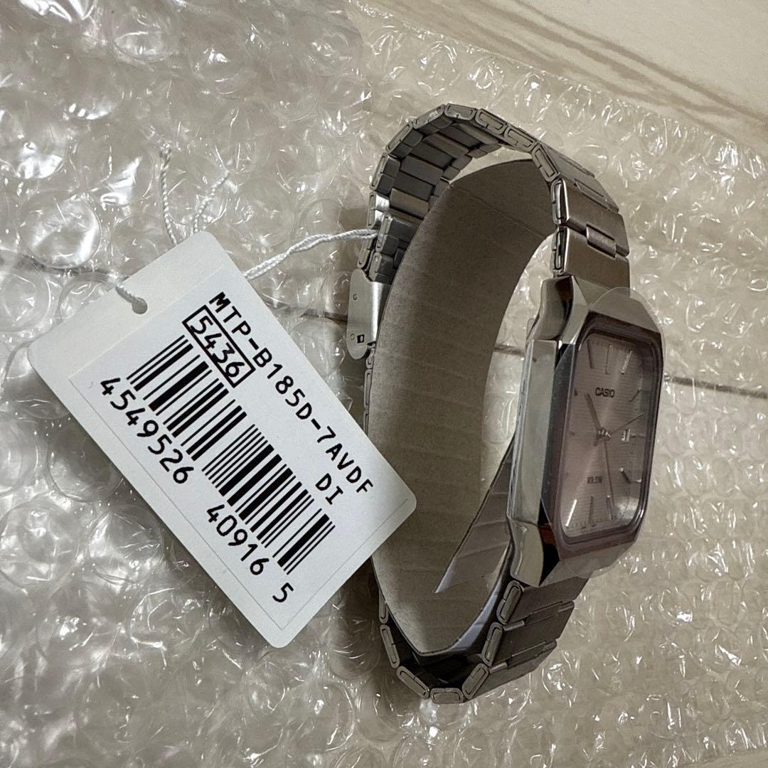 新品・未使用】CASIO MTP-B185D-7A シルバー - メルカリ