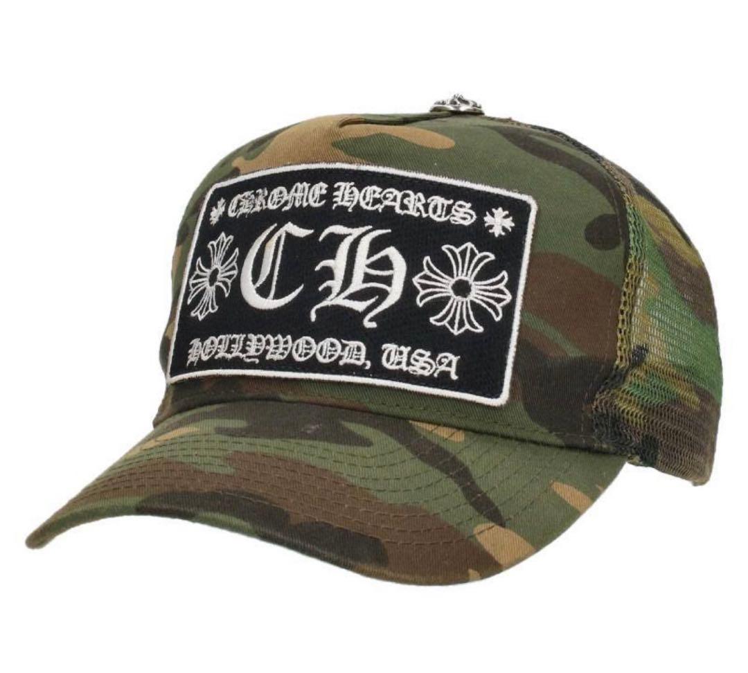 ぴすけ★クロムハーツキャップ　カモフラ　迷彩 クロムハーツ】クロムハーツ レプリカ 迷彩 キャップ NYにて購入