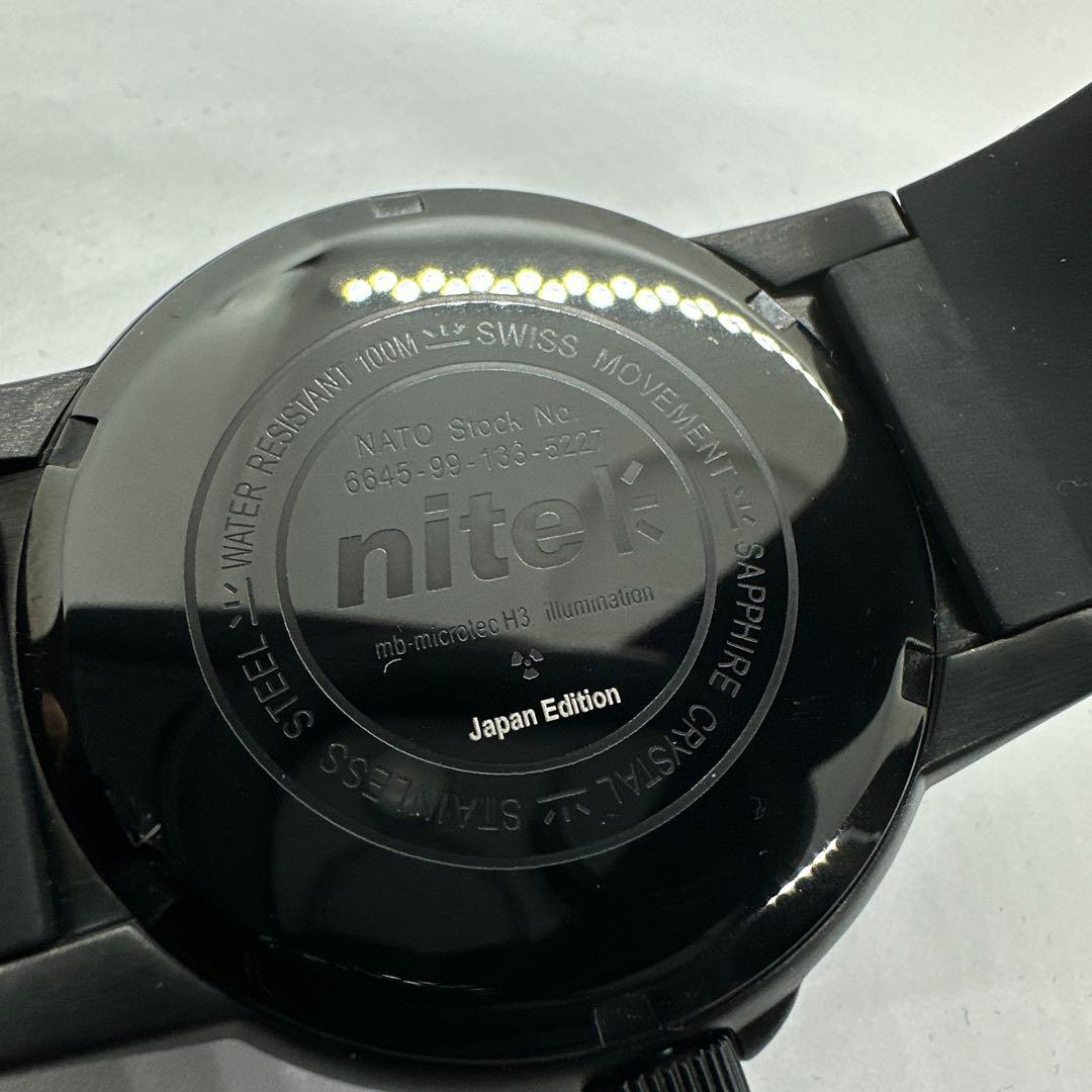 HMW38】nite ナイト MX10 ラバーベルト 腕 時計 長期保管品 - メルカリ