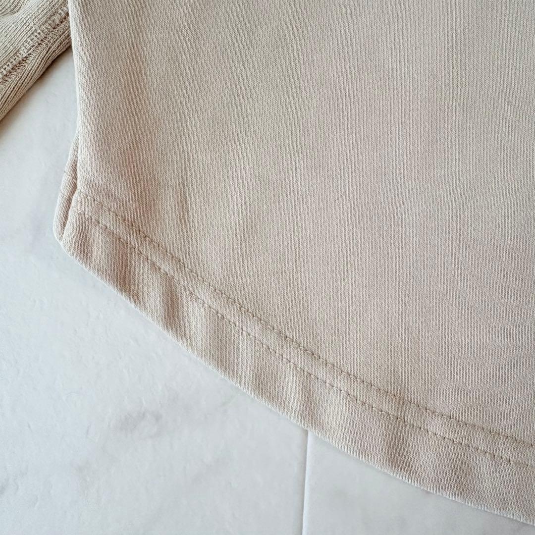 《ビアズリー》24AW BA刺繍入りドルマントレーナー　サイドジップ