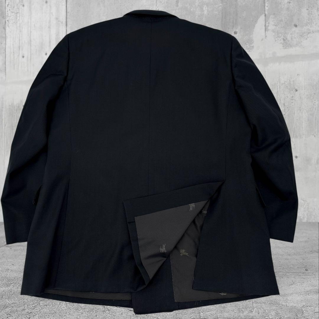 高級】バーバリー スーツ セットアップ カシミヤ 螺鈿ボタン ダブルの