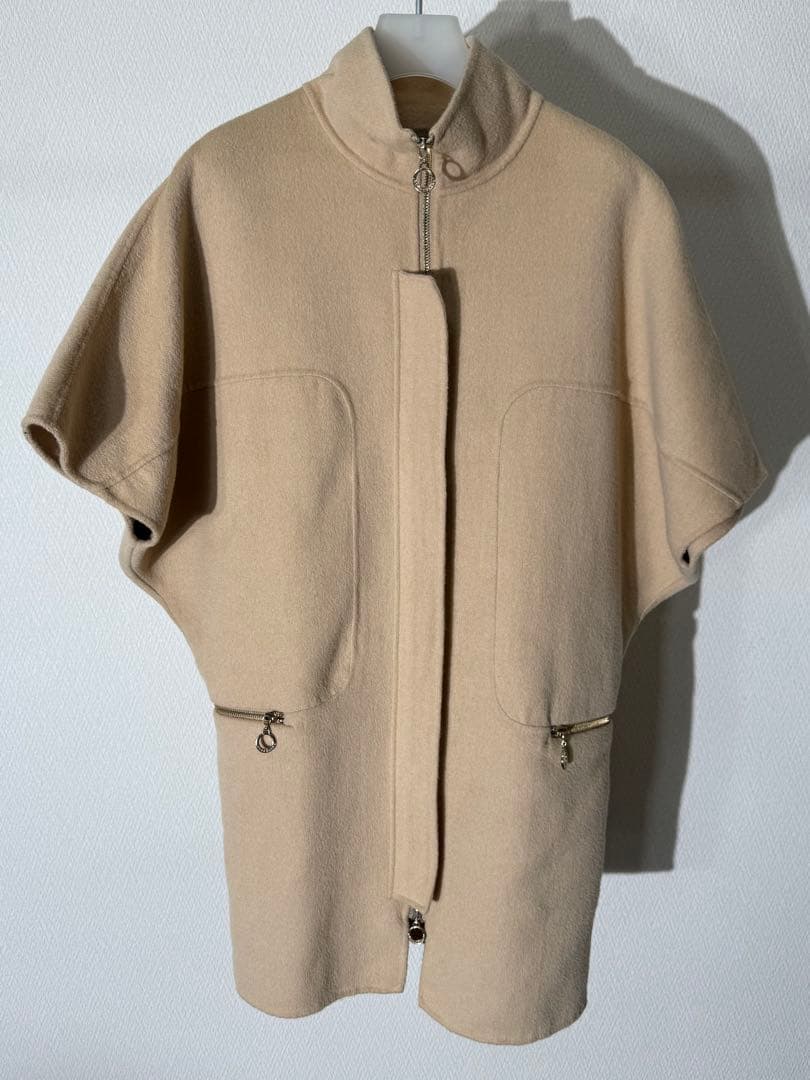 マックスマーラ ステュディオ ハーフスリーブ ZIPUPウールコート Max Mara（マックスマーラ） Max Mara Studio ステゥディオ アウター