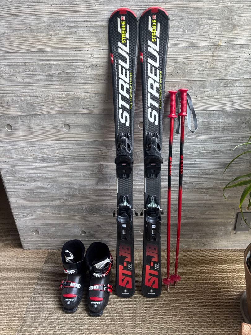 STREULE フルパワーキャップロッカー 120cm スキー板セット　キッズ用 スキー板 スキー板 セット ジュニア」の人気商品一覧 | 安い商品を通販