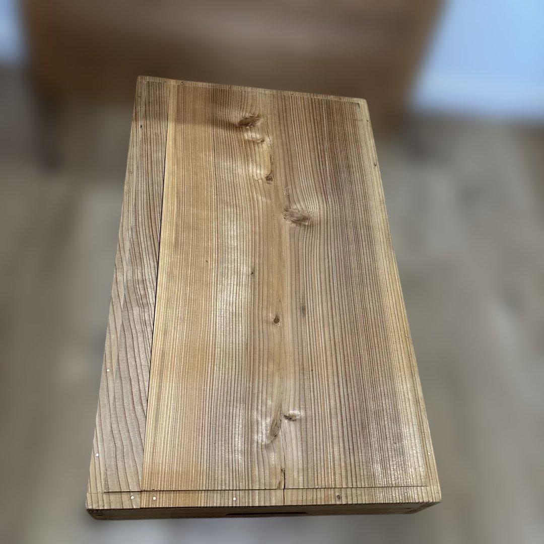 木製 もろぶた2段（大) もろぶた まつぶた 餅箱 正月準備道具 - メルカリ