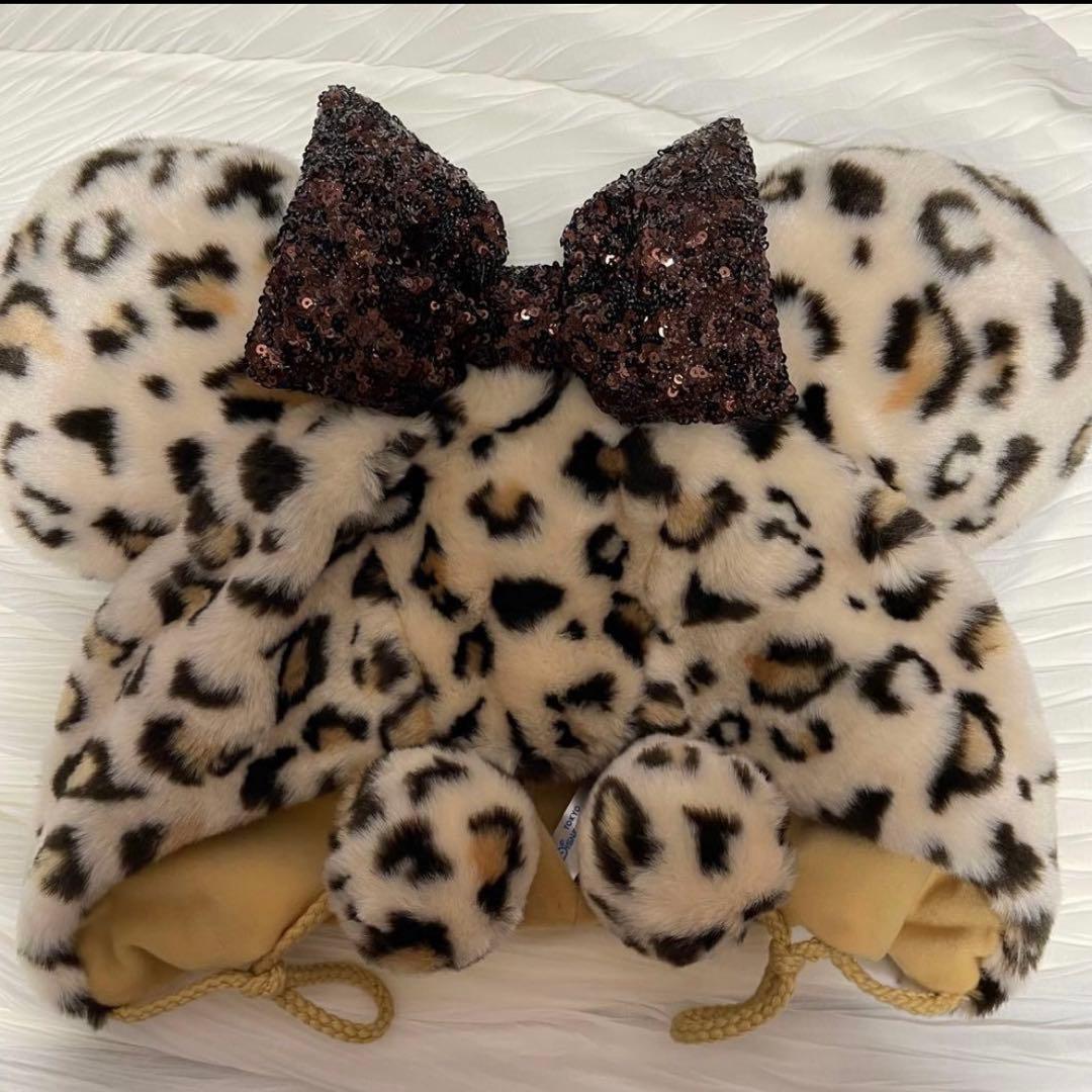 新品未使用】ディズニー ファンキャップ ミニー ヒョウ柄 レオパード