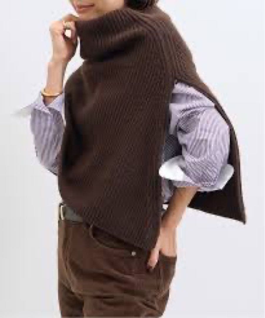 新品タグ付！アパルトモン GOOD GRIEF RIBBED KNIT スヌード 中古・古着通販】GOOD GRIEF! (グッドグリーフ) Ribbed Knit Snood