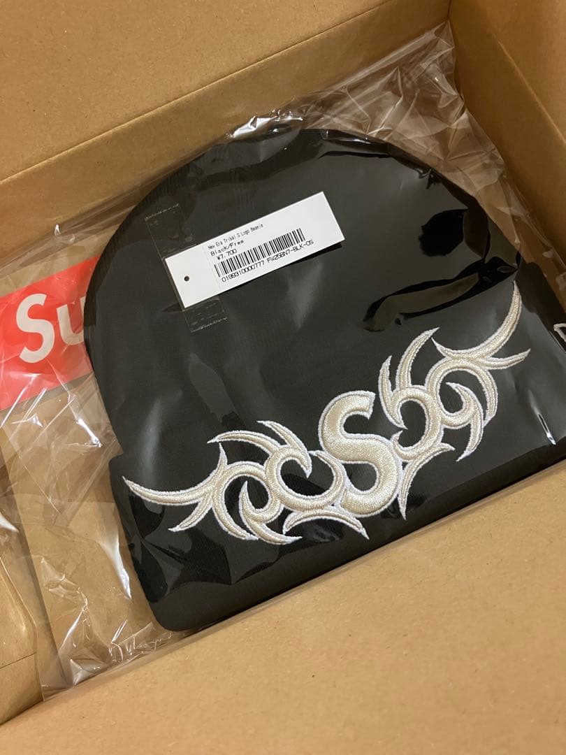 最安値 Supreme New Era Tribal S Logo Beanie - メルカリ