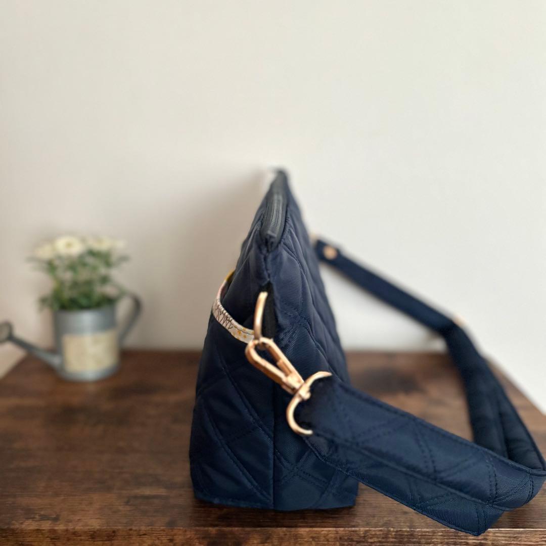 ゆうママ様専用】30cmファスナーショルダーバッグ ナイロンオックスキルト