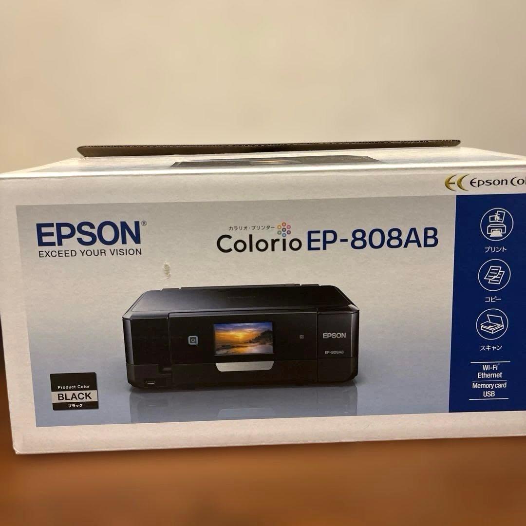 EPSON プリンター EP-808AB ジャンク品 - メルカリ