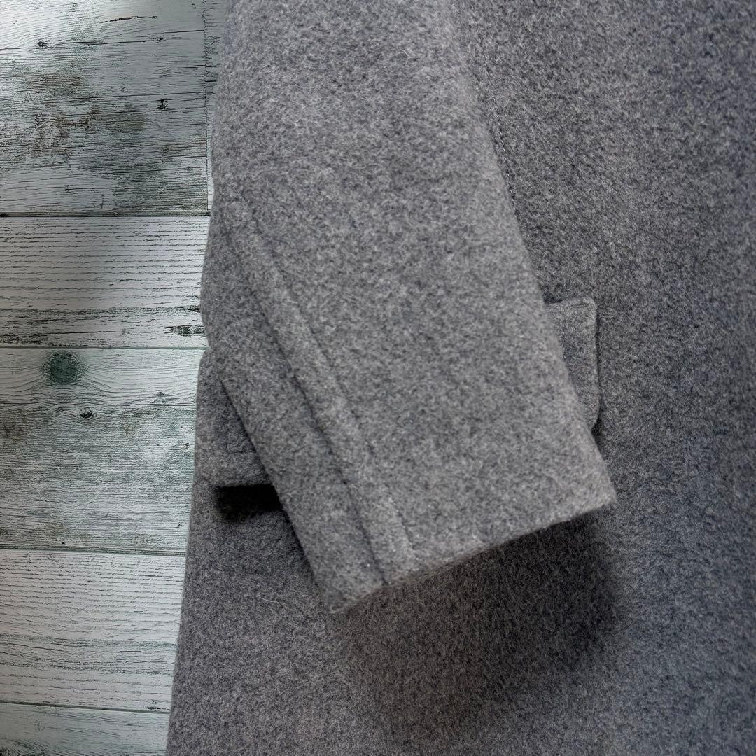 イエナ IENA オーバーシルエットウールコート Aライン グレー 比翼