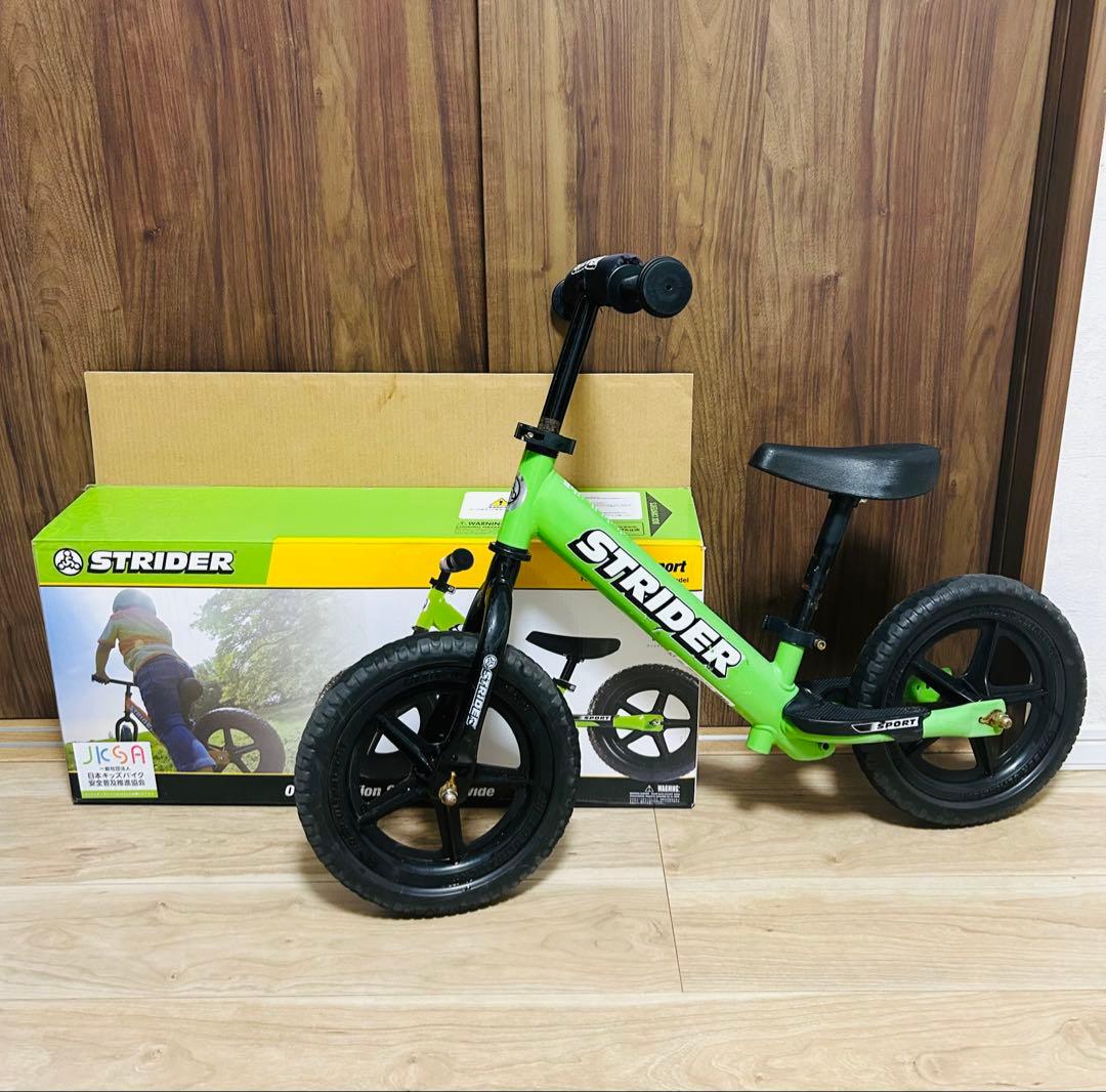 STRIDER バランスバイク 12インチ グリーン スポーツモデル - メルカリ